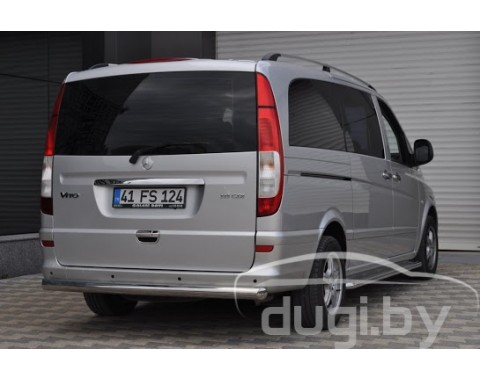 Защита заднего бампера - труба для Vito W639.